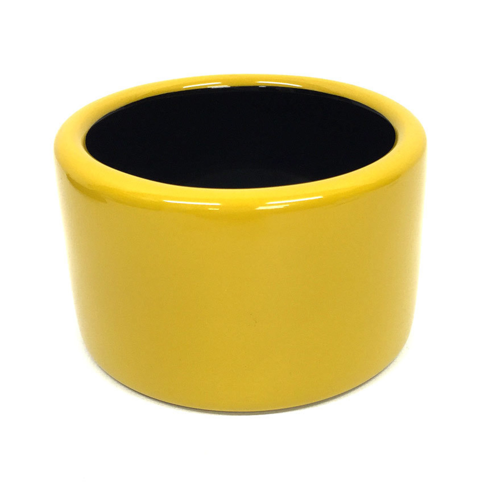 Hermes Bangle Bracelet Yellow Unisex Accessories